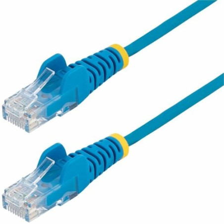 StarTech.com 1 m CAT6 Cable - Slim CAT6 Patch Cord - Blue - Snagless RJ45 Connectors - Gigabit Ethernet Cable - 28 AWG (N6PAT100