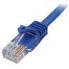 StarTech.com 3 m Blue Cat5e Snagless RJ45 UTP Patch Cable - 3m Patch Cord - Cable for Network Device, Hub - First End: 1 x RJ-45