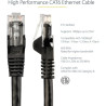 StarTech 2m CAT6 Ethernet Cable - Black Snagless Gigabit - 100W PoE UTP 250Mhz Category 6 Patch Cord UL Certified Wiring/TIA - 2