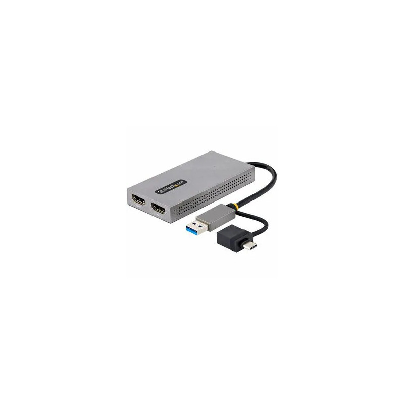 USB to Dual HDMI Adapter 4K30Hz + 1080p