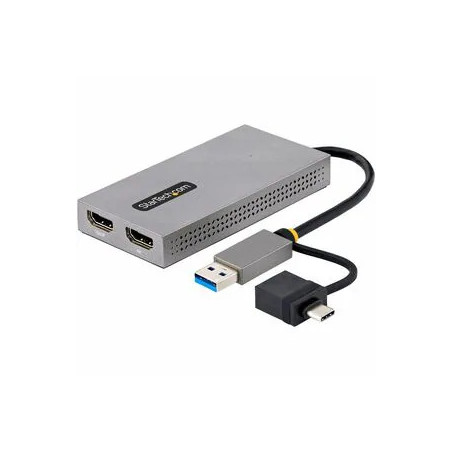 USB to Dual HDMI Adapter 4K30Hz + 1080p