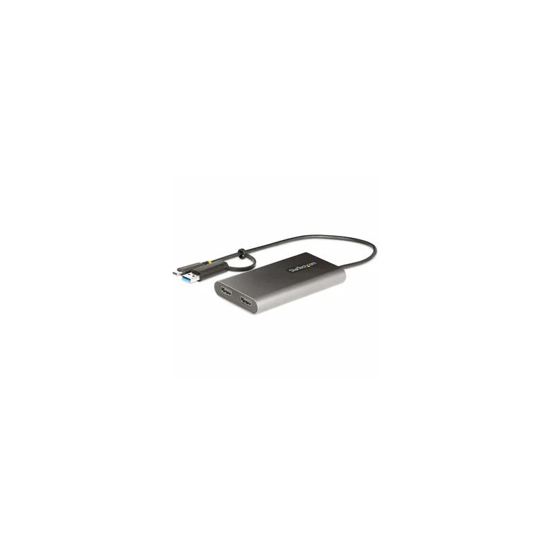 USB-C to Dual-HDMI Adapter 4K 60Hz PD