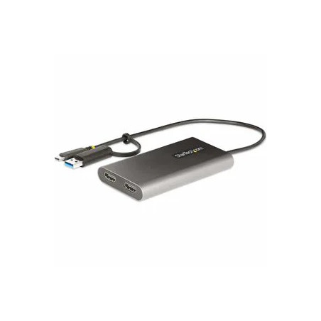 USB-C to Dual-HDMI Adapter 4K 60Hz PD