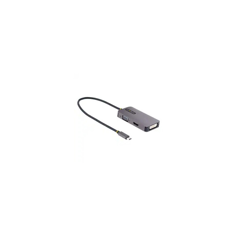 STARTECH USB C VIDEO ADAPTER to HDMI DVI VGA, 4K 60Hz DISPLAY, 3YR