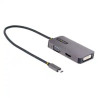 STARTECH USB C VIDEO ADAPTER to HDMI DVI VGA, 4K 60Hz DISPLAY, 3YR