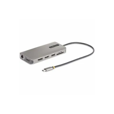 STARTECH USB-C TRIPLE-MONITOR MULTIPORT ADAPTER, HDMI/DP/CARD READER, 3 YR