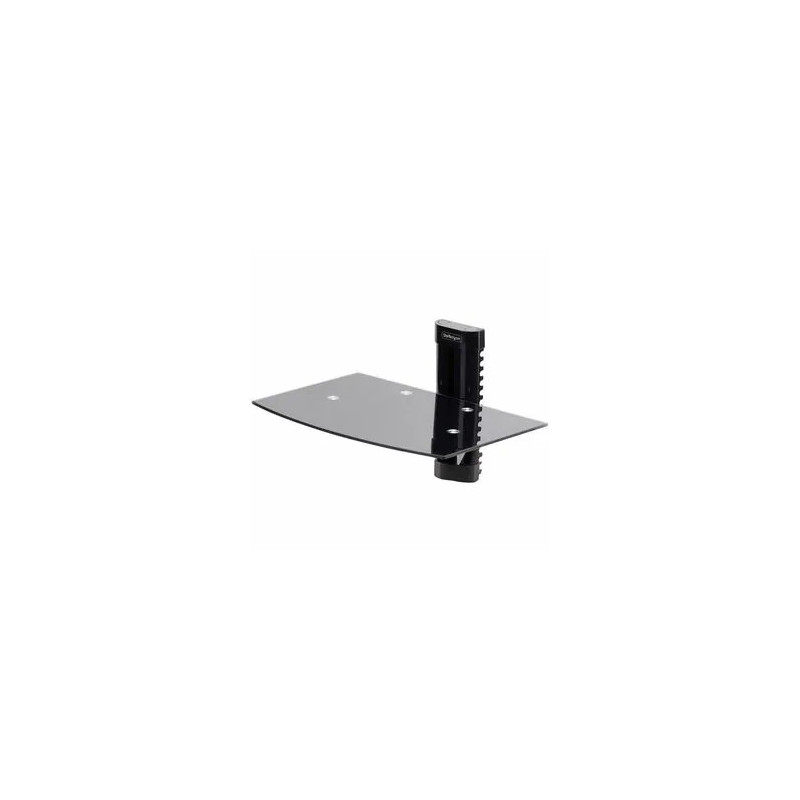 StarTech FLOATING WALL-MOUNTED AV SHELF, GLASS, H/ADJ, 2YR
