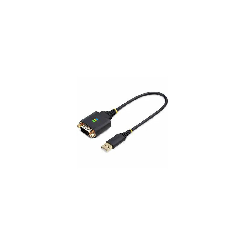 STARTECH 1FT (30CM) USB TO SERIAL ADAPTER CABLE, COM RETENTION, RS232, 2 YR