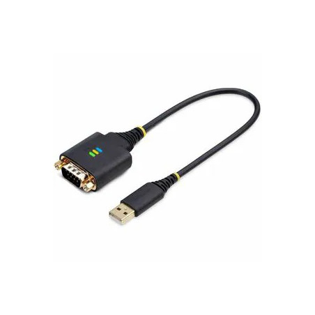 STARTECH 1FT (30CM) USB TO SERIAL ADAPTER CABLE, COM RETENTION, RS232, 2 YR