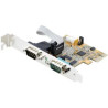 STARTECH 2-PORT PCI EXPRESS SERIAL CARD, DUAL PORT PCIE TO RS232 (DB9) SERIAL CARD, 16C105