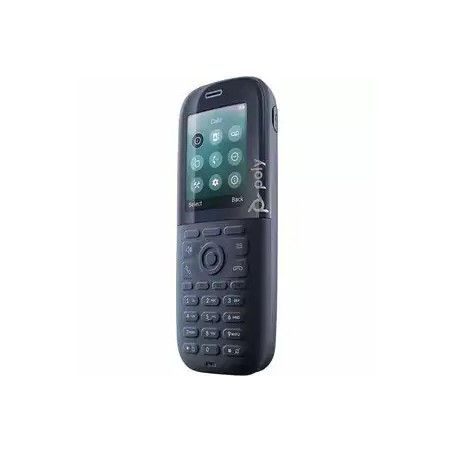 POLY ROVE 20 RUGGED DECT IP PHONE HANDSET, 2" DISLAY, AEC,50M RANGE,3.5MM - SOH ONLY
