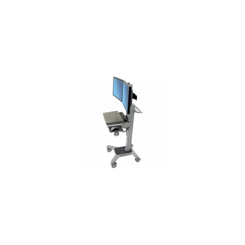 Dual LCD Wideview Workspace Cart