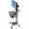 Dual LCD Wideview Workspace Cart