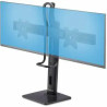 Crossbar Dual Monitor Desk Stand 27in