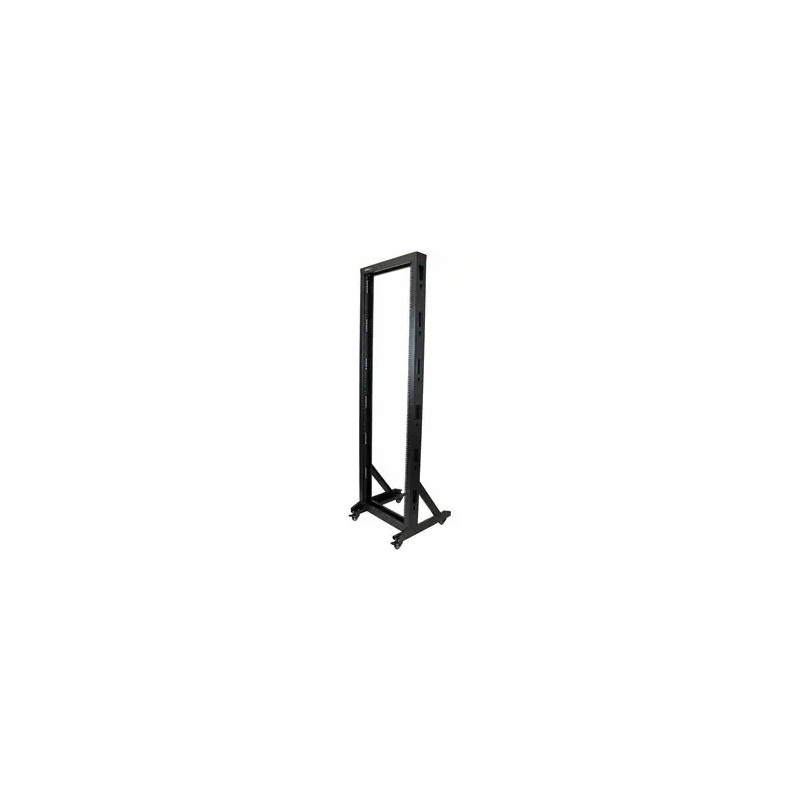 STARTECH 2-POST RACK FOR SERVER EQUIPMENT WITH CASTERS - 42U 2YR