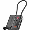 DUAL TRACKING TAG WITH TSA LOCK BLACK