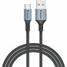 18W USB-A TO USB-C CABLE - BLACK