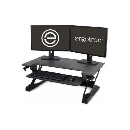 WORKFIT TL BLACK SIT STAND TABLETOP