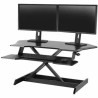 WORKFIT CORNER SIT-STAND DESK BLACK