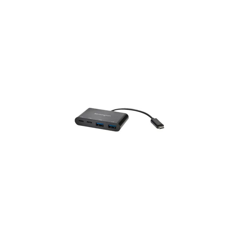 KENSINGTON USB-C 4 PORT HUB, USB-A(2), USB-C(2)