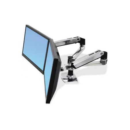 LX Dual Side by Side Arm MON DSK ALM