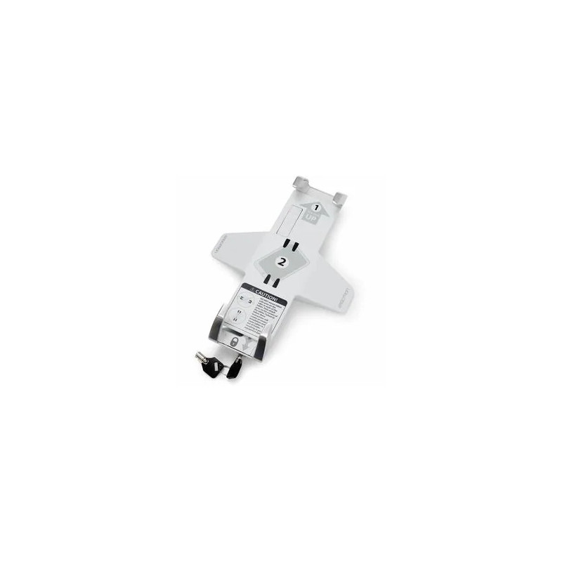 LOCKABLE TABLET MOUNT POLISHED