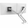 MXV DESK DUAL MONITOR ARM (WHITE)