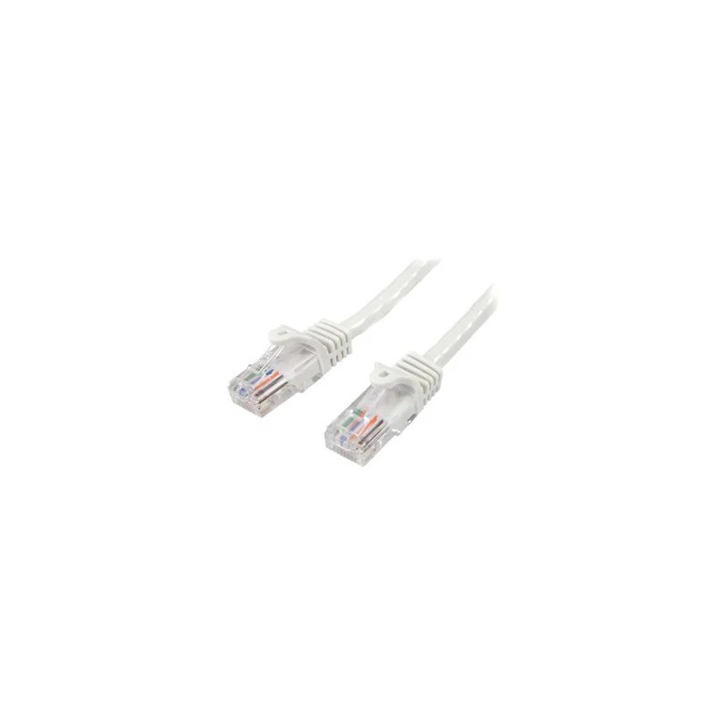 10m White Snagless Cat5e Patch Cable