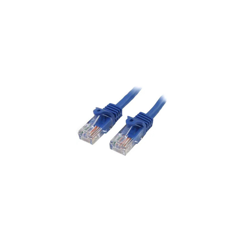 STARTECH 1M BLUE CAT5E/ CAT 5 SNAGLESS PATCH CABLE 1M LTW