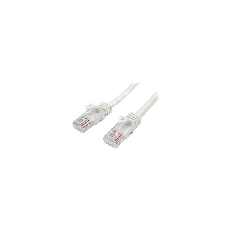 1mWhiteSnaglessUTPCat5ePatchCable