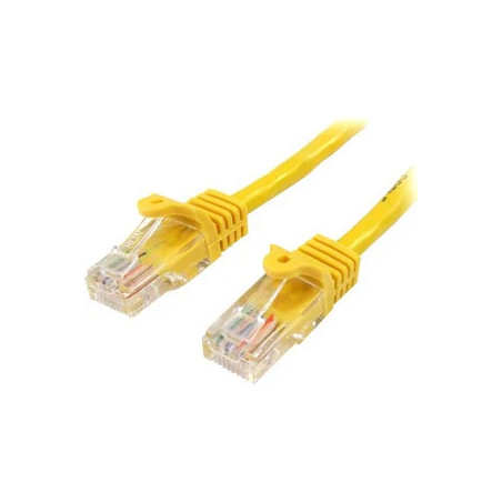 2m Yellow Snagless UTP Cat5e Patch Cable