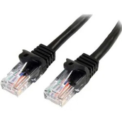 0.5m Black Snagless Cat5e...