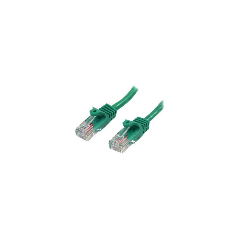 0.5m Green Snagless Cat5e Patch Cable