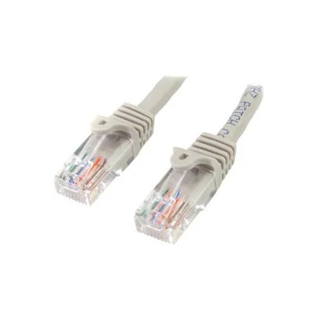 0.5m Gray Snagless Cat5e Patch Cable