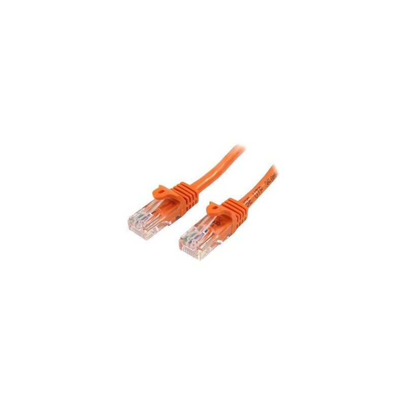 5m Orange Snagless Cat5e Patch Cable