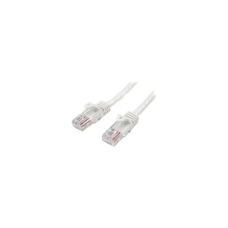 5m White Snagless Cat5e Patch Cable