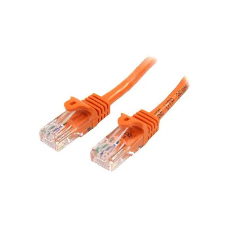 7m Orange Snagless Cat5e Patch Cable