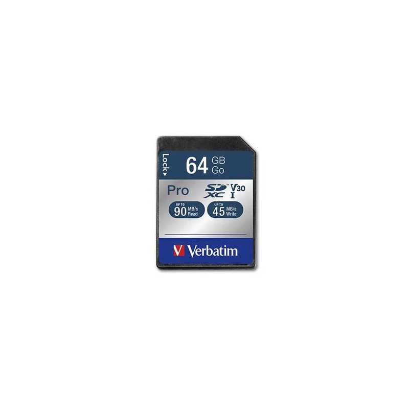 VERBATIM PRO SDXC 64GB UHS-L