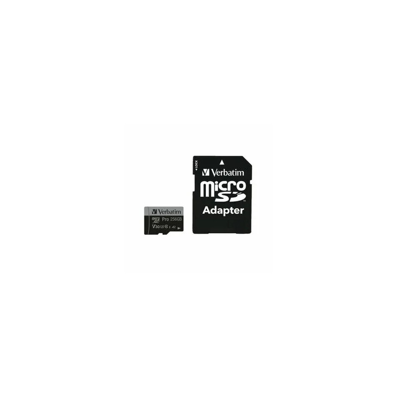 PRO MICRO SDXC 256GB W/ ADAPTOR
