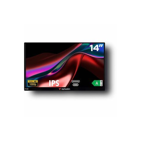 VERBATIM PORTABLE MONITOR 14" FULL HD 10