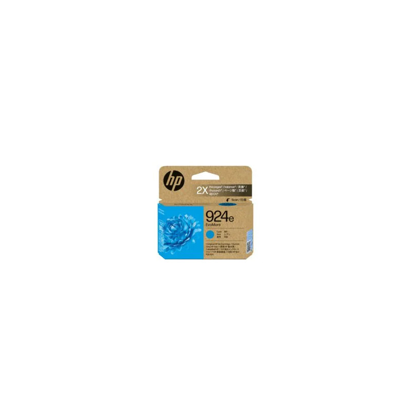 HP 924E EVOMORE CYAN ORIGINAL INK CRTG