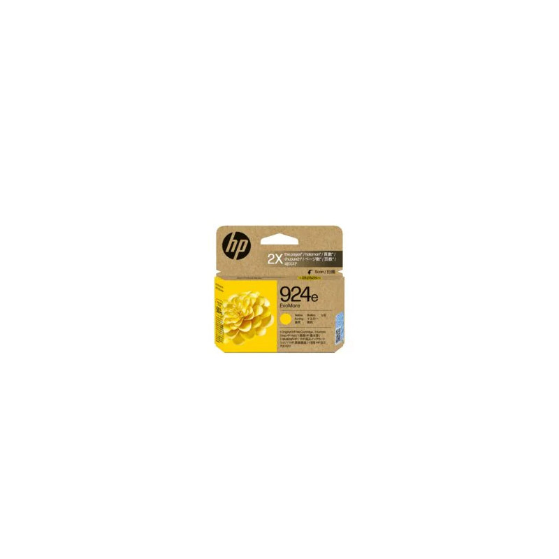 HP 924E EVOMORE YELLOW ORIGINAL INK CRTG