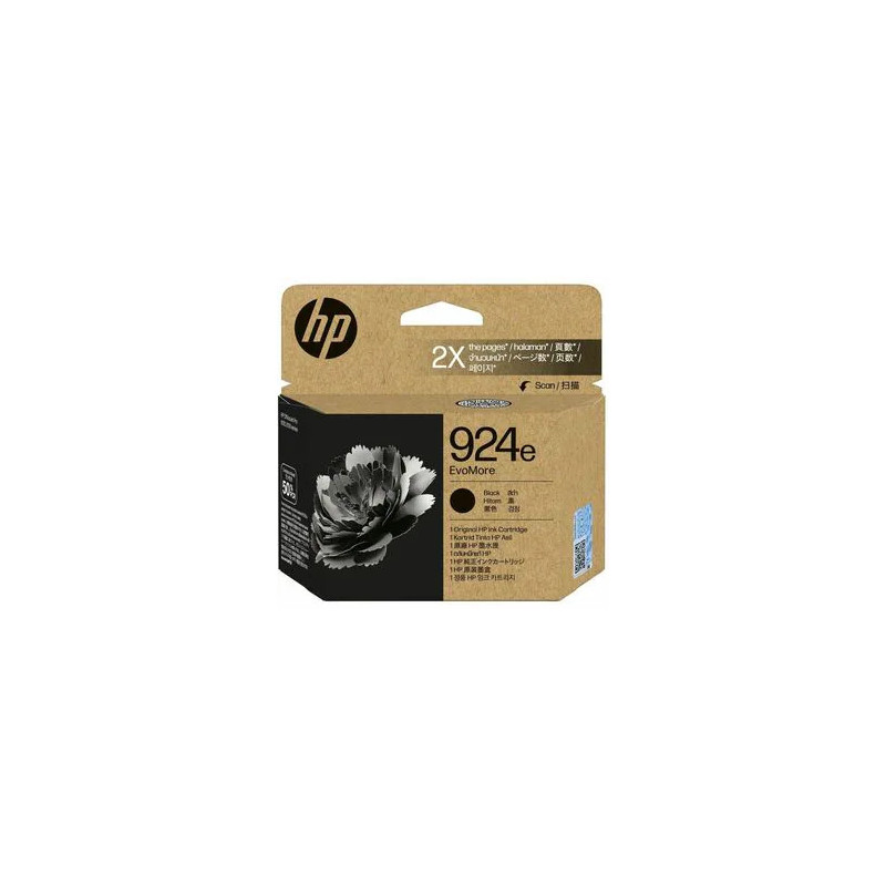 HP 924E EVOMORE BLACK ORIGINAL INK CRTG