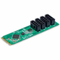 4-Port M.2 to SATA Adapter...