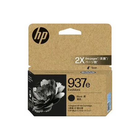 HP 937E EVOMORE BLACK ORIGINAL INK CRTG