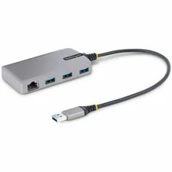 3-Port USB Hub w/ GbE...