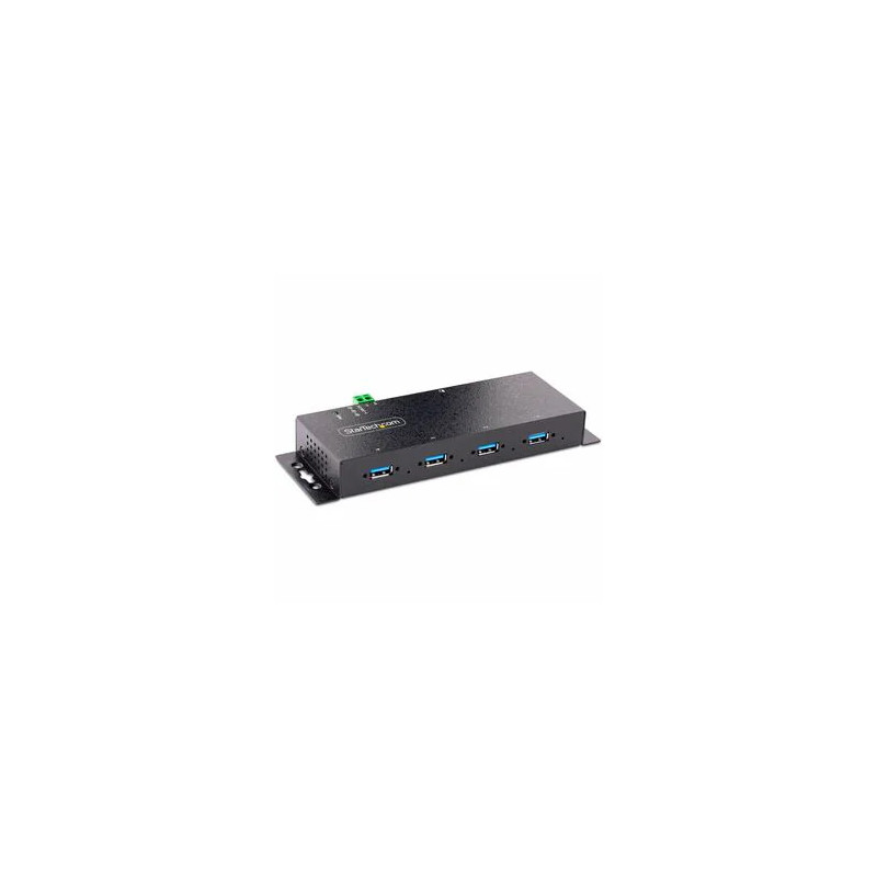 STARTECH 4 PORT INDUSTRIAL USB 3.0 5GBPS HUB MOUNTABLE RUGGED USB-A HUB 2YR