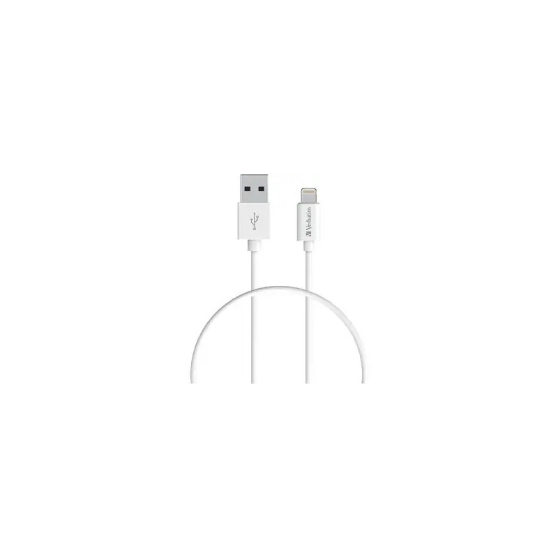 CHARGE SYNC LIGHTNING CABLE 1M - WHITE