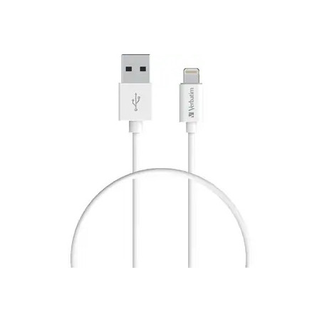 CHARGE SYNC LIGHTNING CABLE 1M - WHITE
