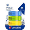 POP-UP USB 2.0 32GB TRIPLE PACK - ASSORT